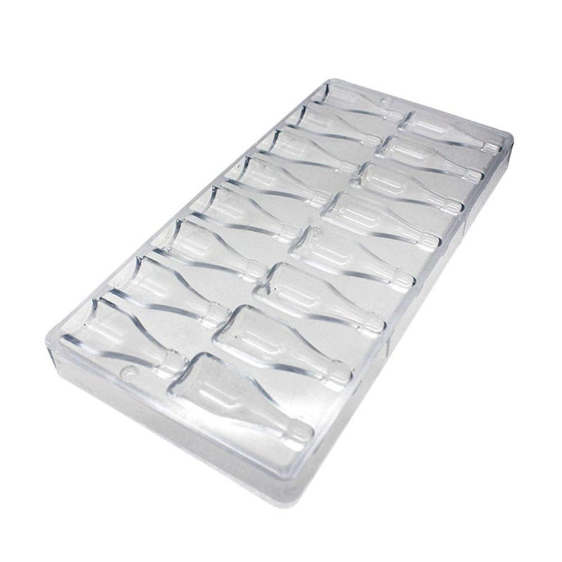 Goldbaking Bottle Shaped Chocolate Mold Poly-carbonate Candy Mould Hard PC Chocolate Molds - Image 2